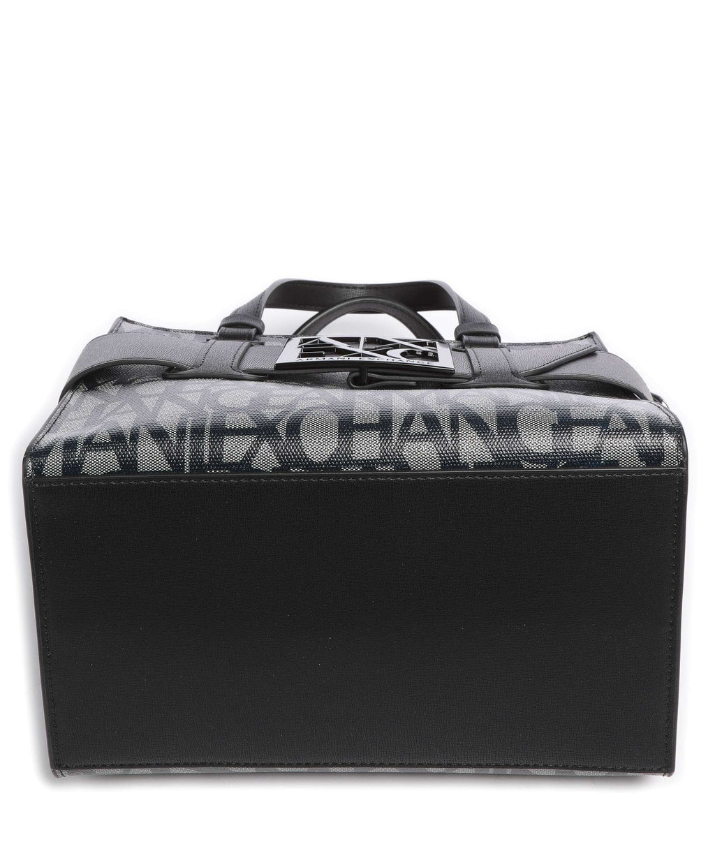 Armani Exchange Top Handle Bag – Beige / Black 5