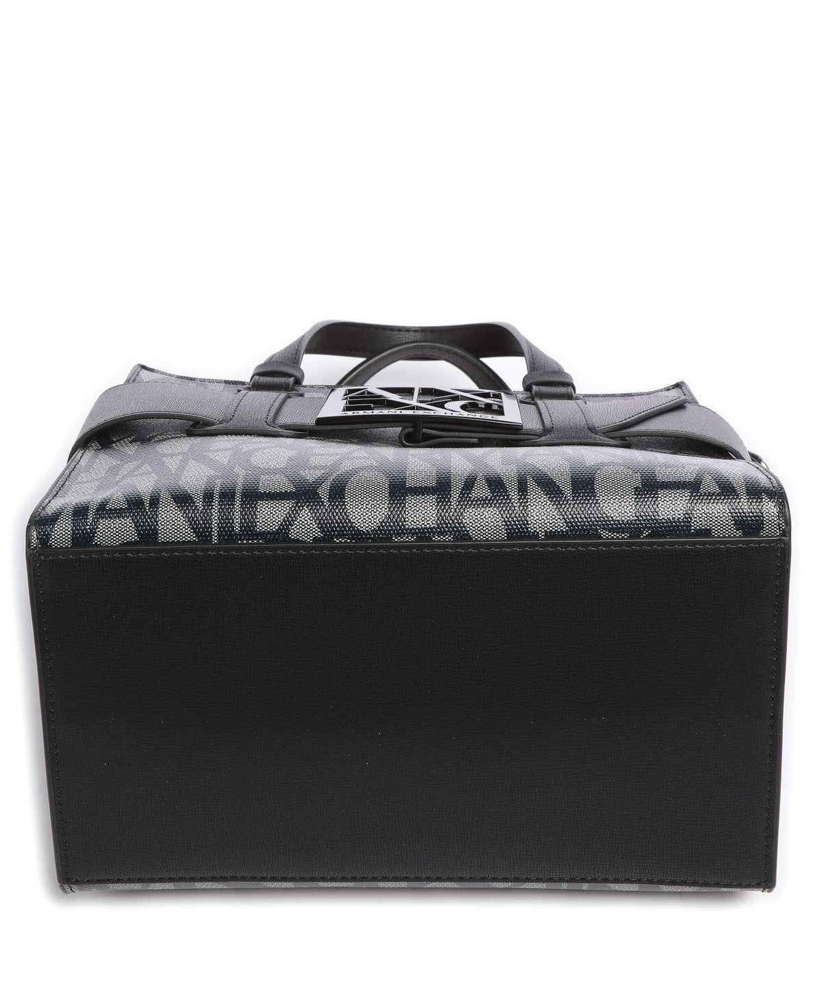 Armani Exchange Top Handle Bag – Beige / Black 5