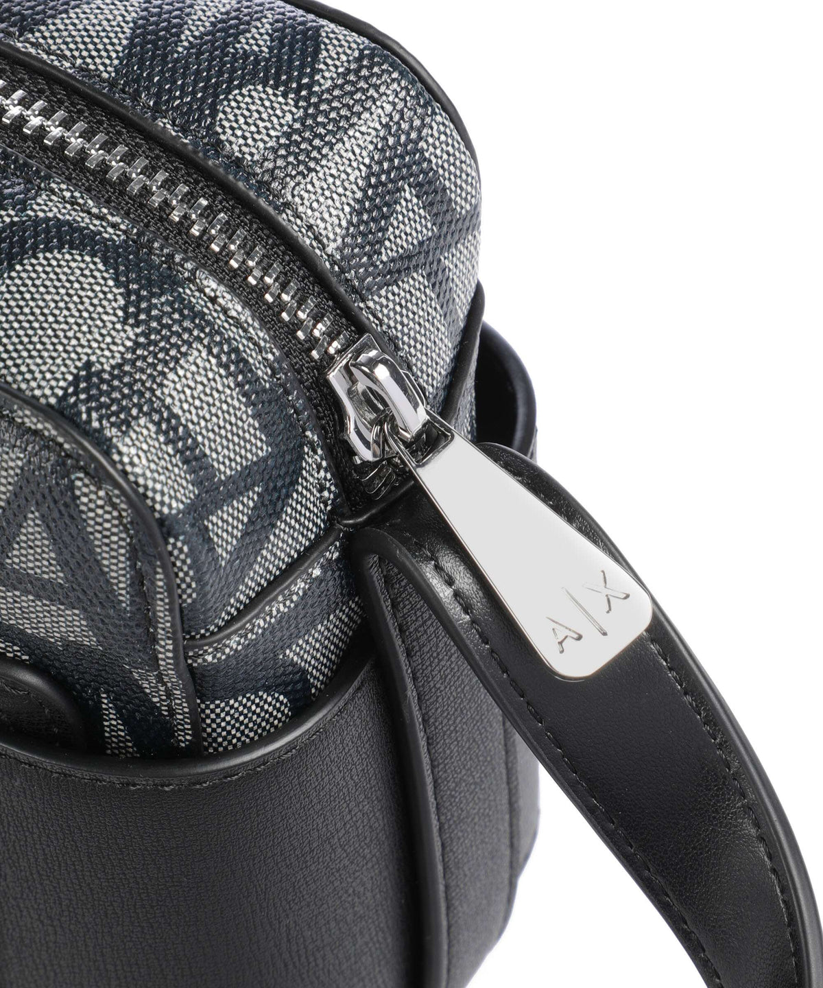 Armani Exchange Crossbody Bag – Beige / Navy Stripes 4