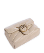 Pinko Shoulder Bag – Beige / Grigio Fumo / Antique Gold 6