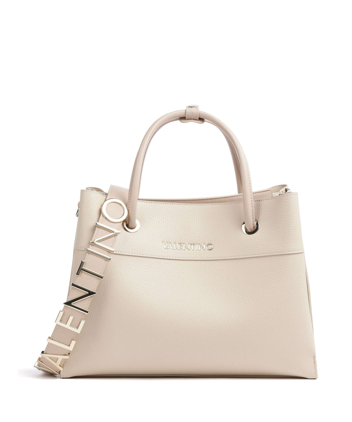 Valentino Bags Top Handle Bag – Ecru 1