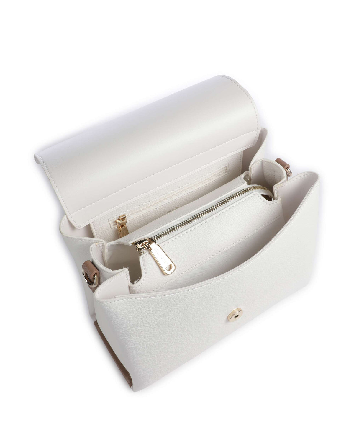 Valentino Bags Crossbody Bag – Bianco / Cuoio