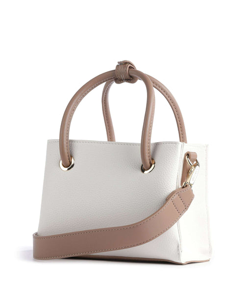 Valentino Bags Top Handle Bag – Bianco / Cuoio