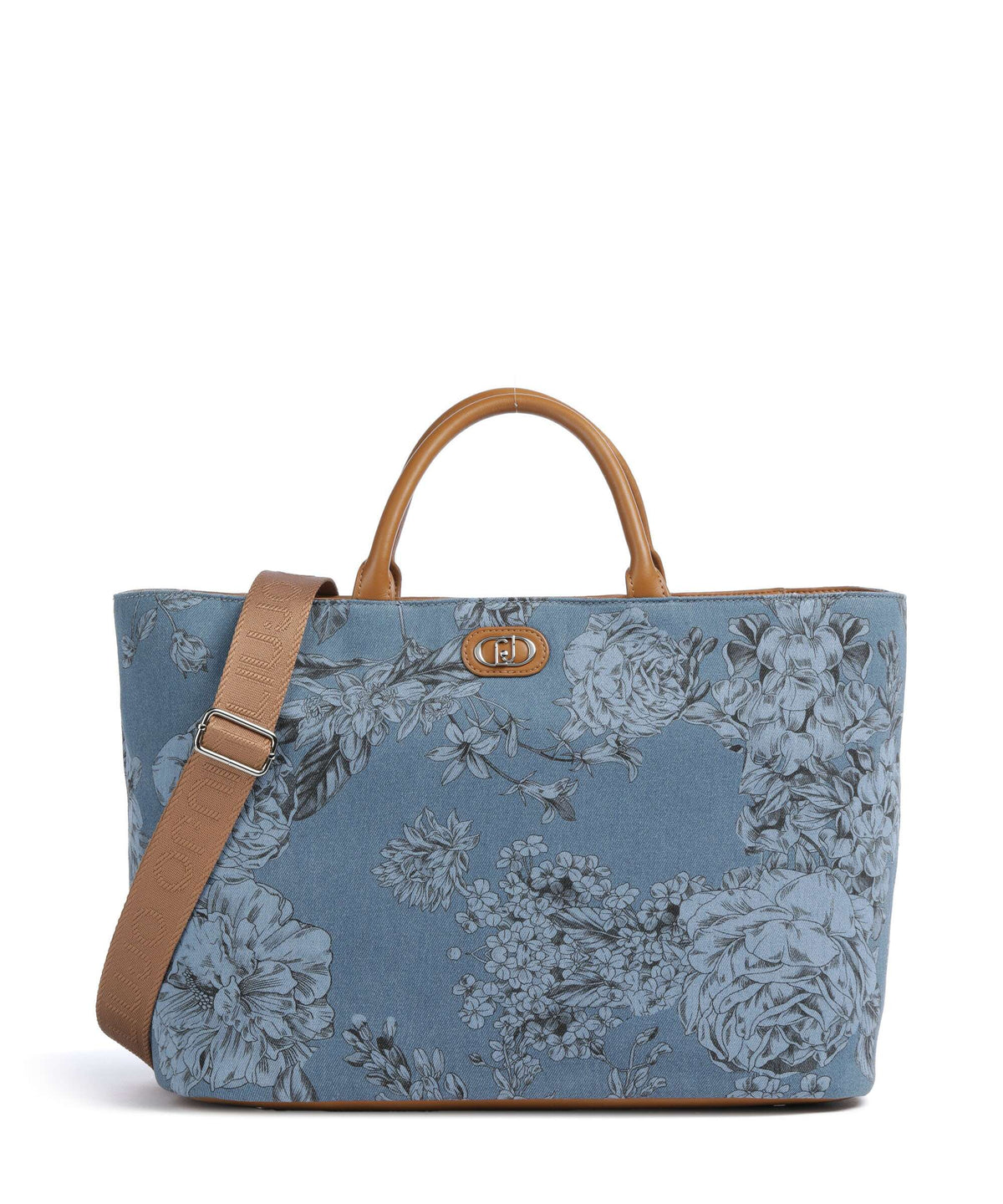 Liu Jo Top Handle Bag – Denim Flowers 1