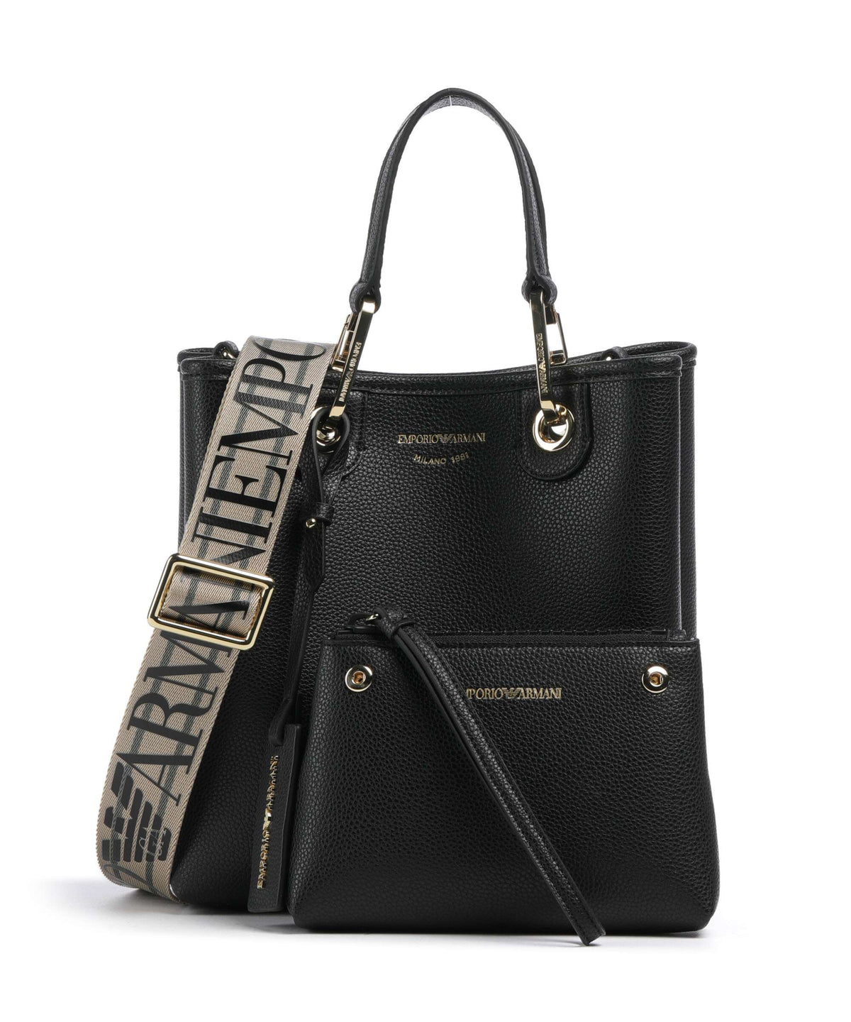 Emporio Armani Crossbody Bag – Black / Silver 2