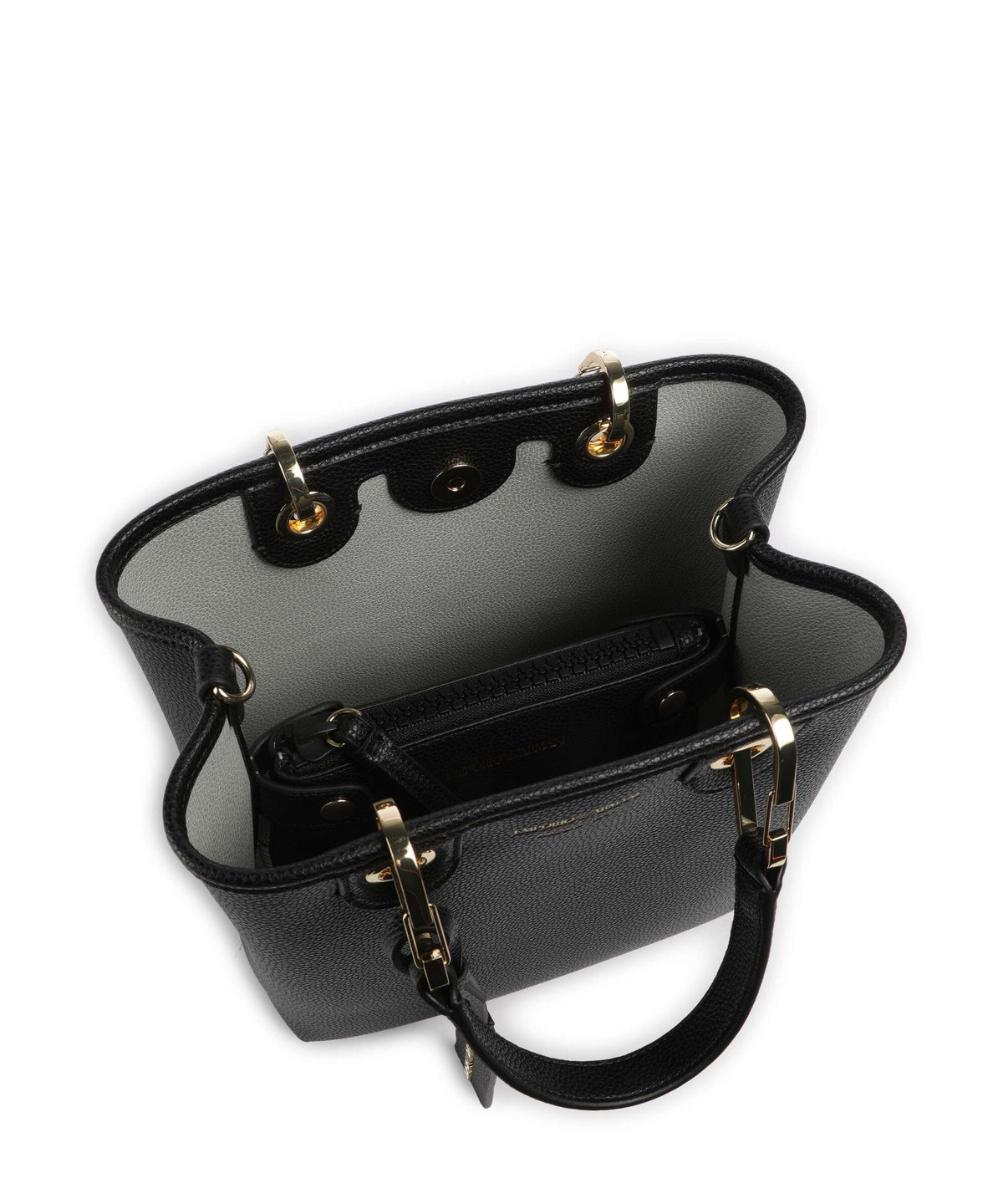 Emporio Armani Crossbody Bag – Black / Silver 7
