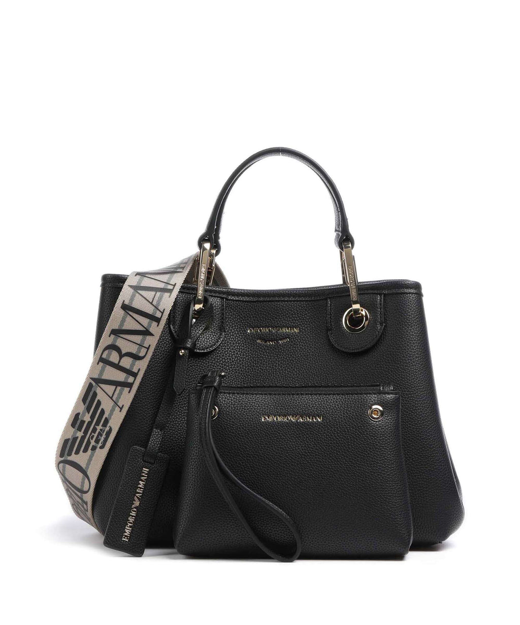 Emporio Armani Top Handle Bag – Black / Silver 2