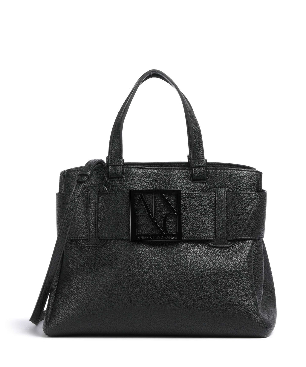 Armani Exchange Top Handle Bag – Black 1