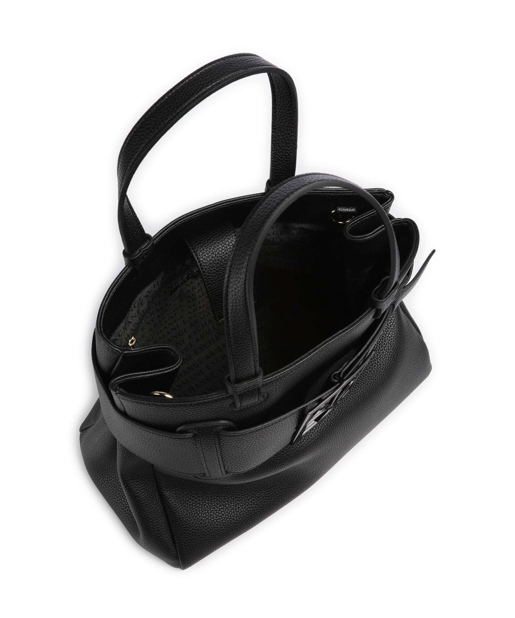 Armani Exchange Top Handle Bag – Black 6