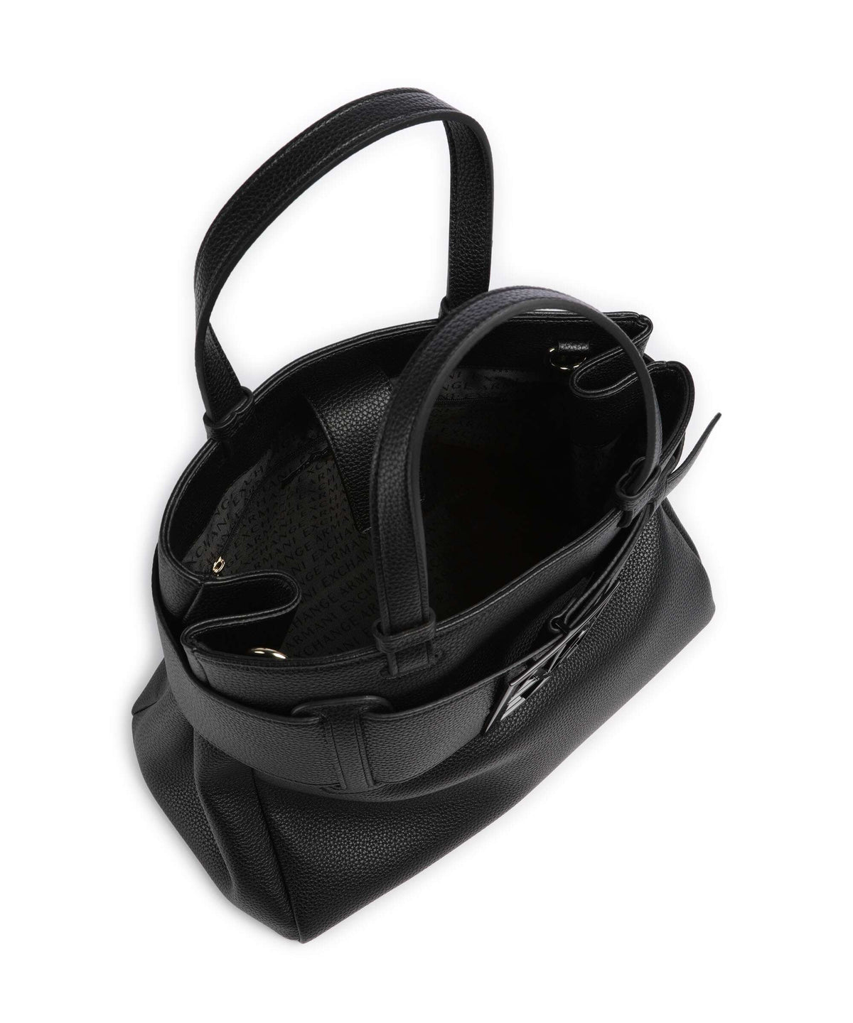 Armani Exchange Top Handle Bag – Black 6