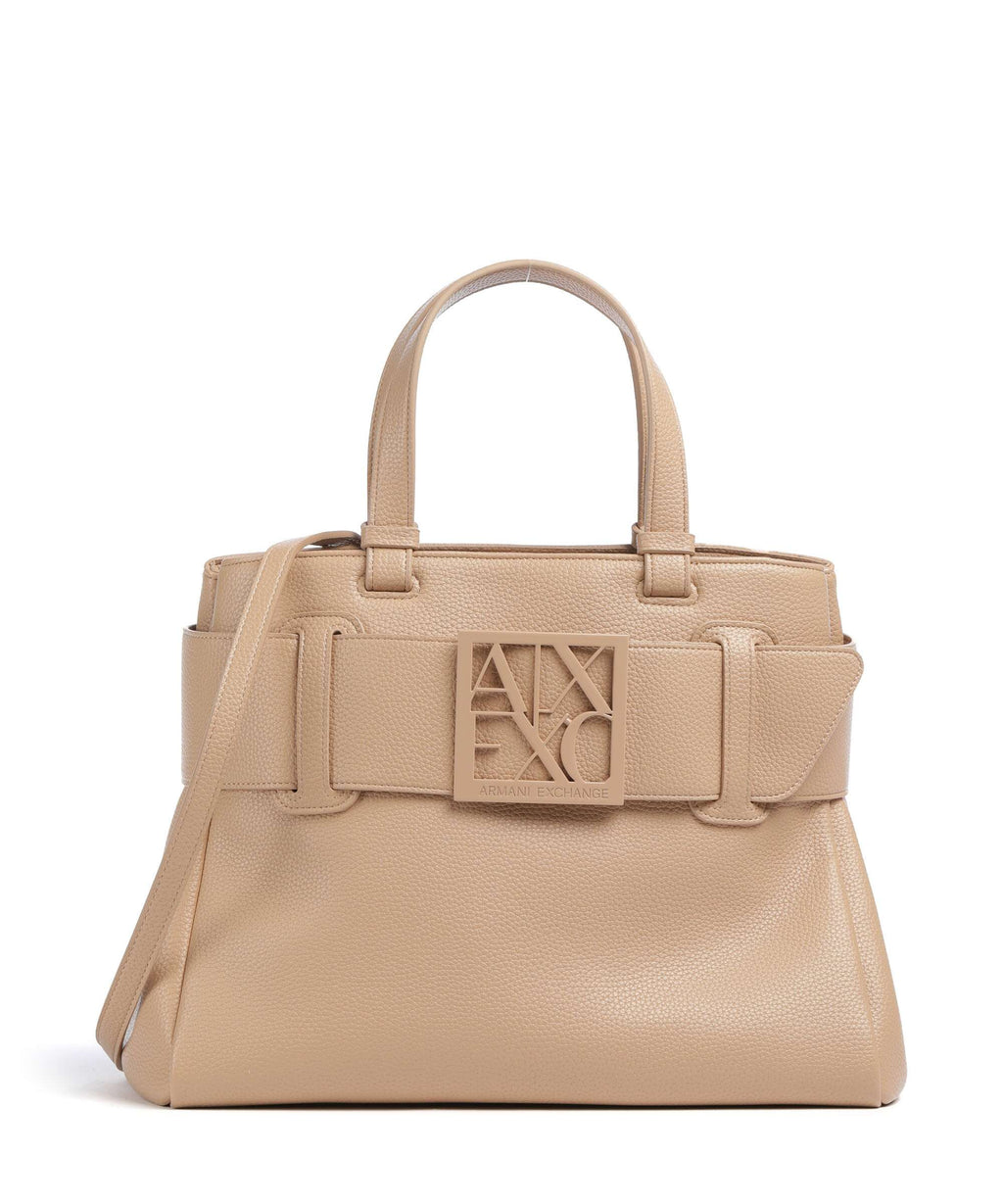 Armani Exchange Top Handle Bag – Brown 1