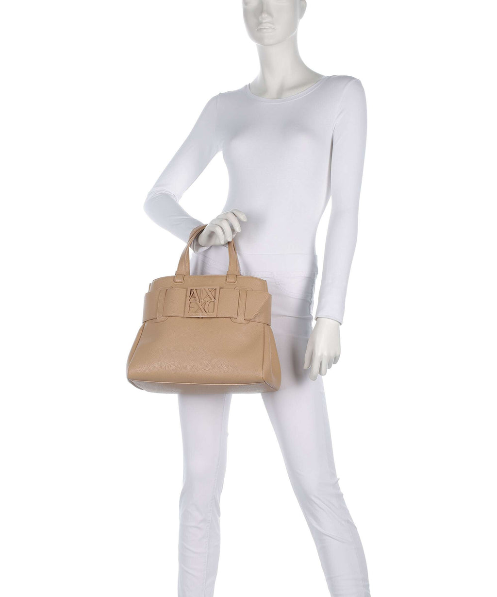 Armani Exchange Top Handle Bag – Brown 3