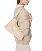 Coccinelle Shoulder Bag – Natural / Rosette 3