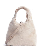 Coccinelle Top Handle Bag – Natural / Rosette 1