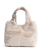 Coccinelle Top Handle Bag – Natural / Rosette 2