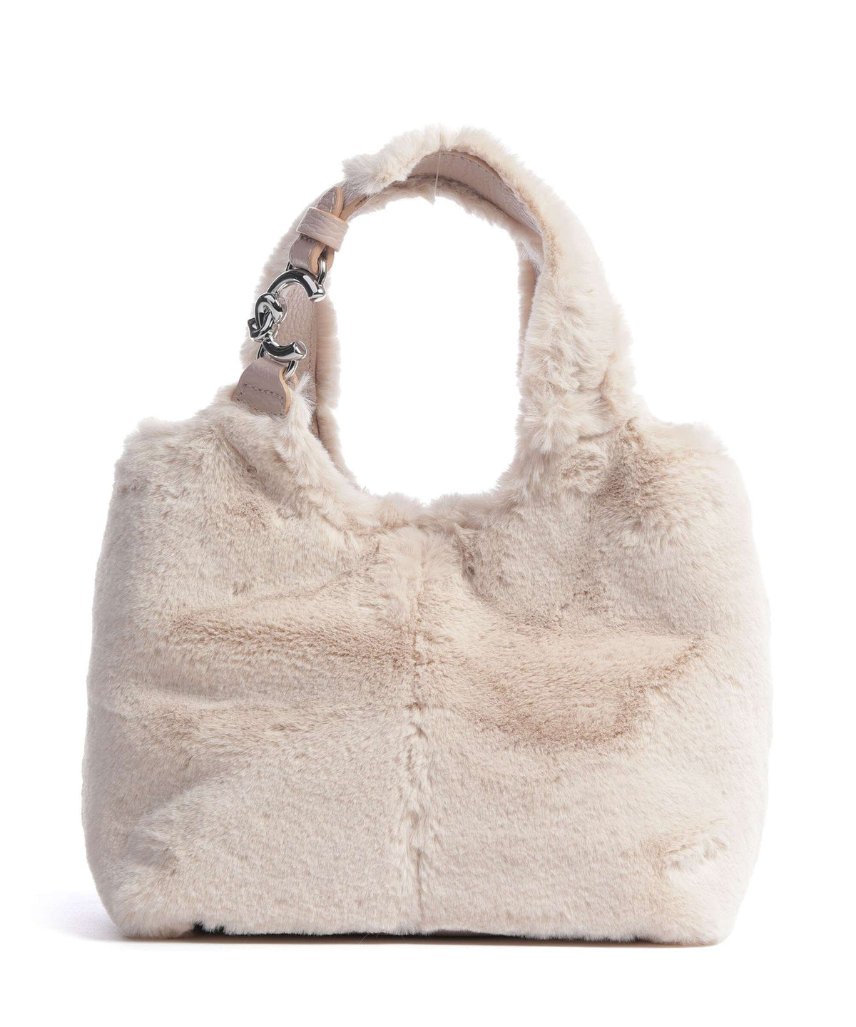 Coccinelle Top Handle Bag – Natural / Rosette 2