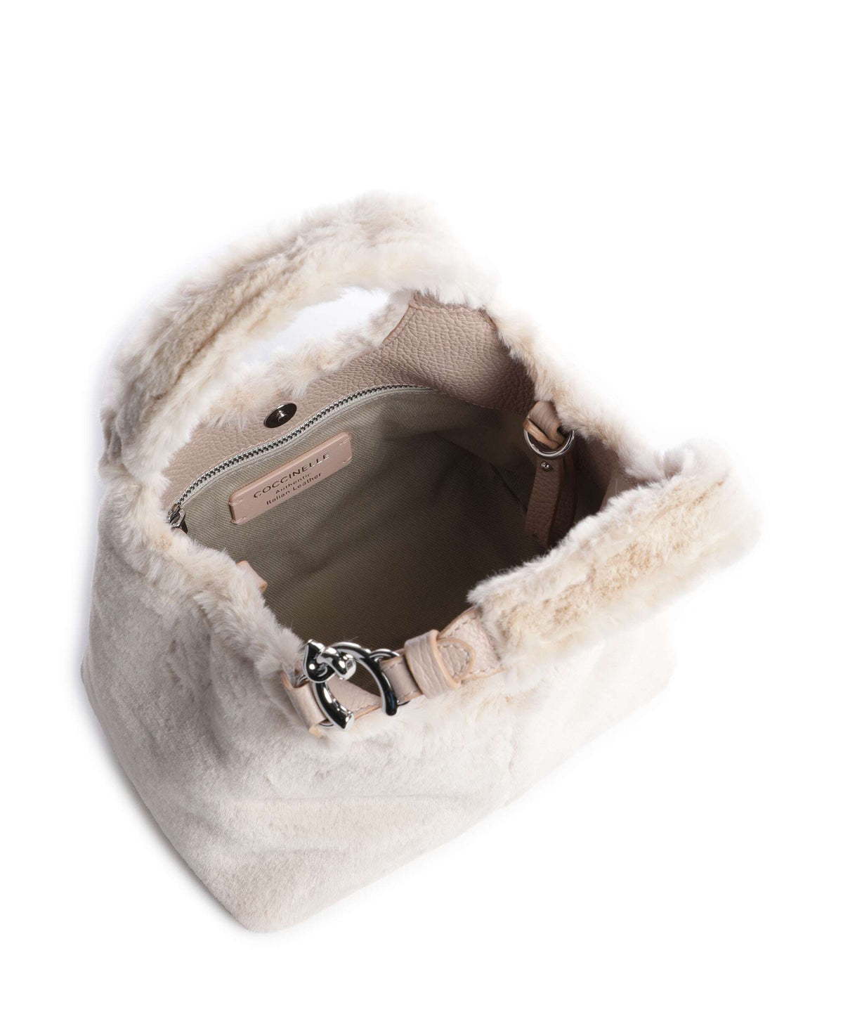 Coccinelle Top Handle Bag – Natural / Rosette 6