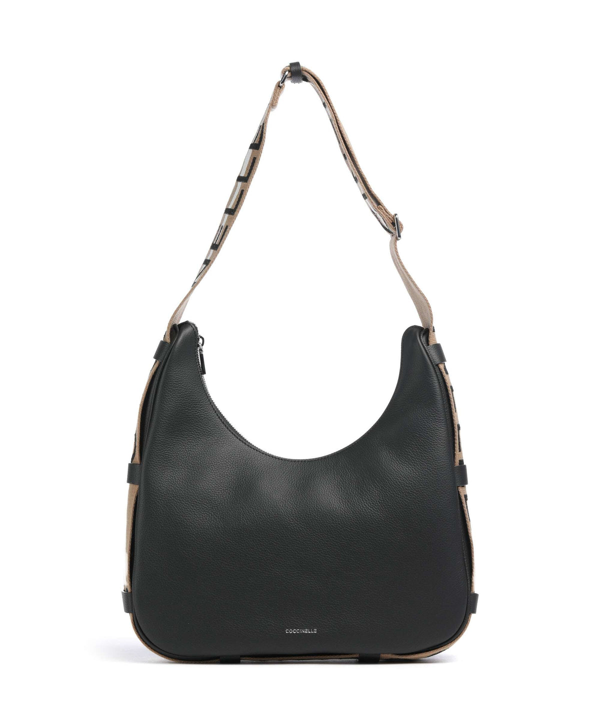 Coccinelle Shoulder Bag – Noir / Cognac 1