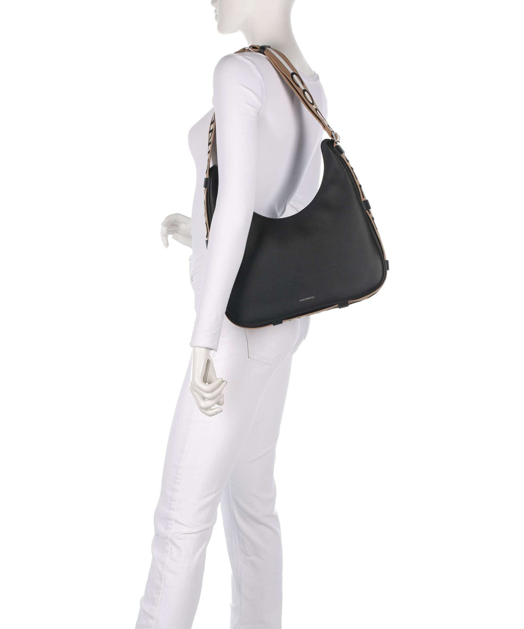 Coccinelle Shoulder Bag – Noir / Cognac 3