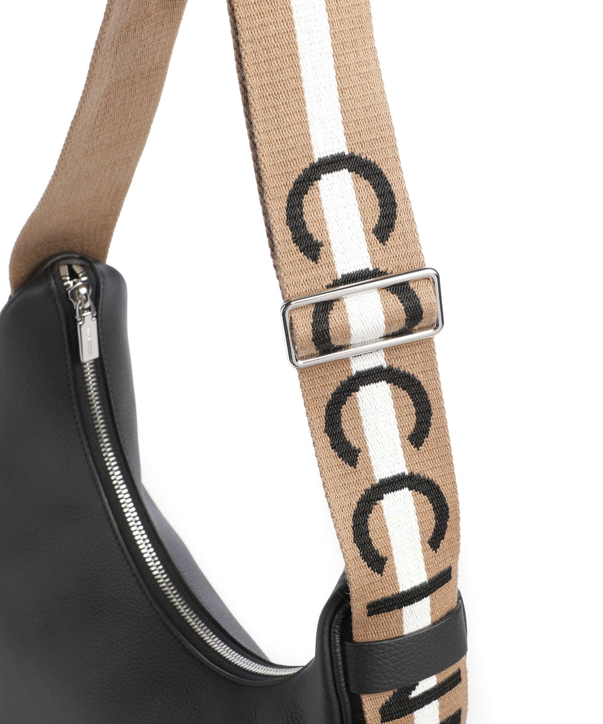 Coccinelle Shoulder Bag – Noir / Cognac 4
