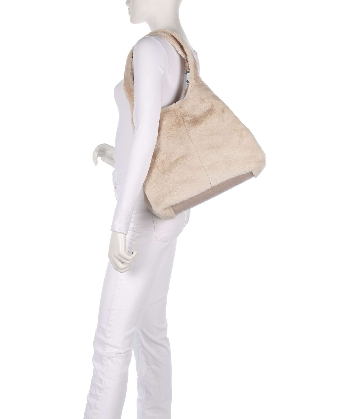 Coccinelle Tote Bag – Natural / Rosette 3
