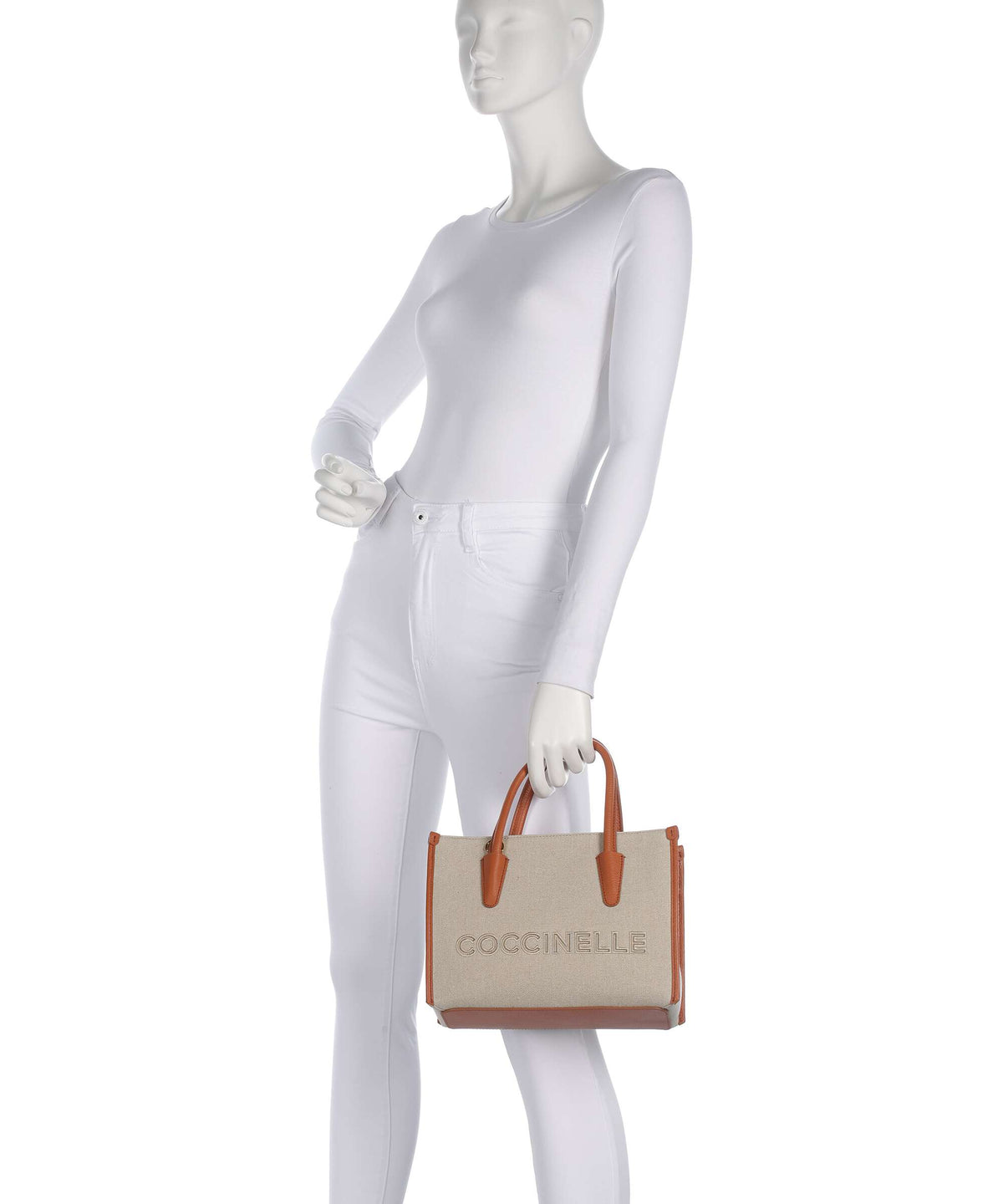 Coccinelle Top Handle Bag – Natural / Crab 3