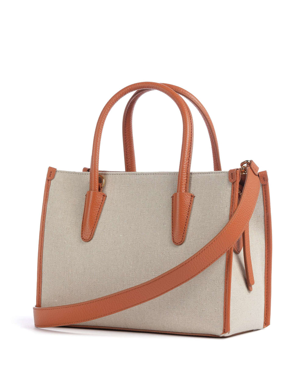 Coccinelle Top Handle Bag – Natural / Crab 2