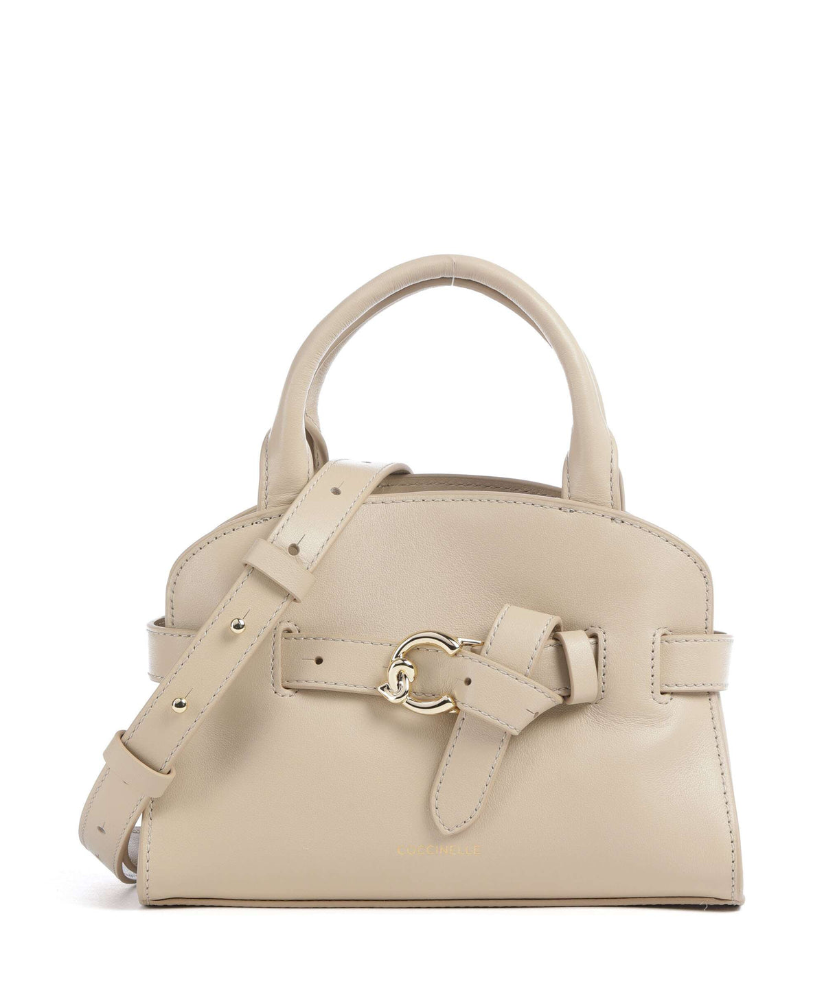 Coccinelle Top Handle Bag – Sandshell 1