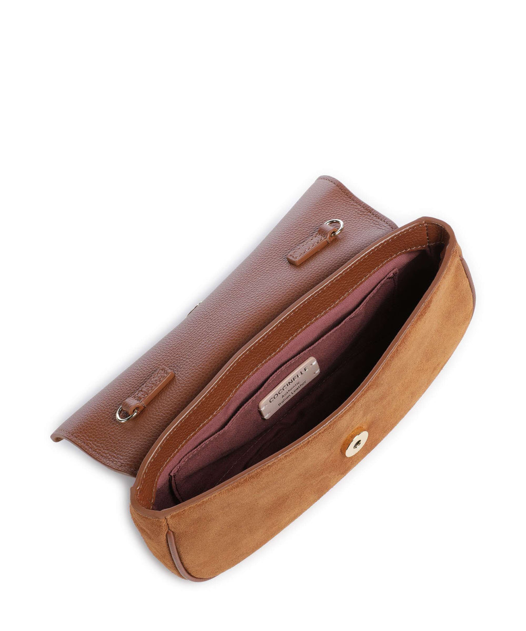 Coccinelle Crossbody Bag – Cognac 5