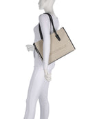 Coccinelle Tote Bag – Natural / Noir 3