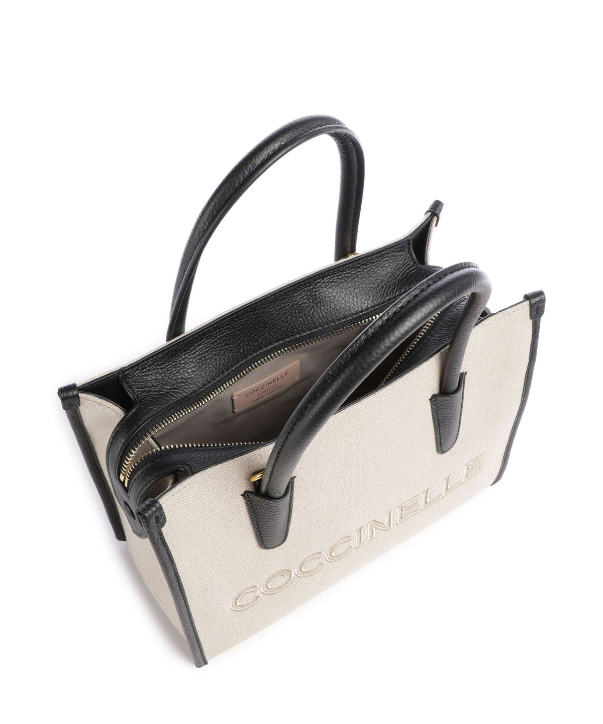 Coccinelle Top Handle Bag – Natural / Noir 6