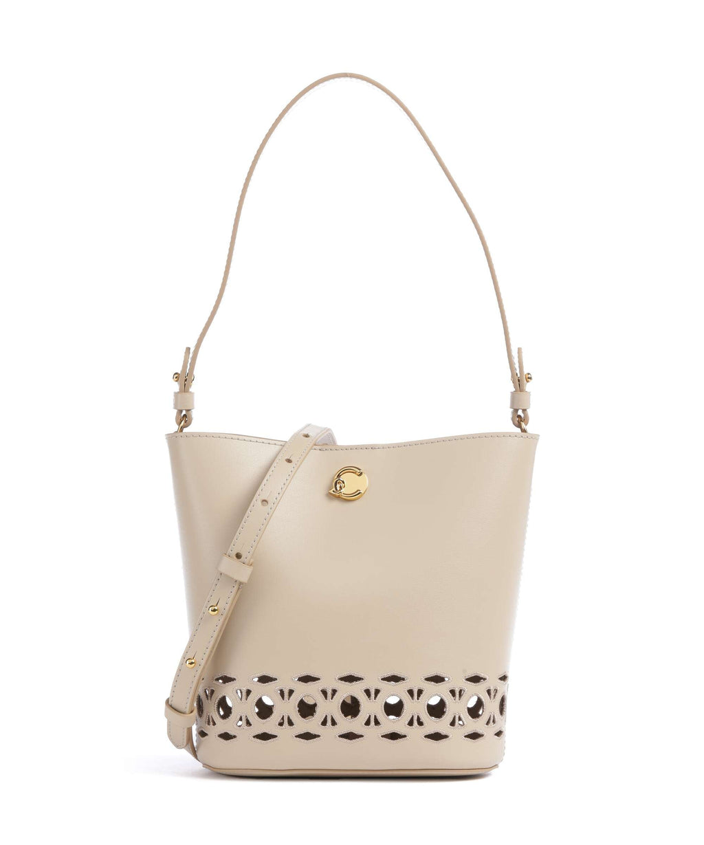 Coccinelle Bucket Bag – Sandshell 1