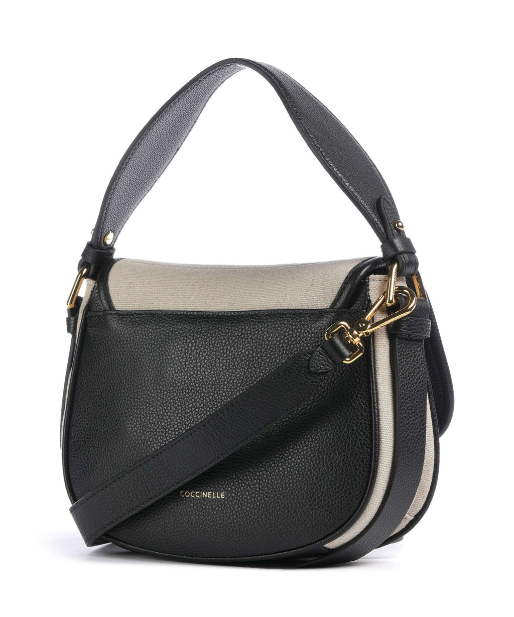 Coccinelle Top Handle Bag – Natural / Noir 2