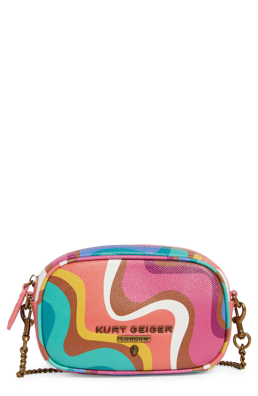 Kurt Geiger Crossbody Bag – Pink Multi 1