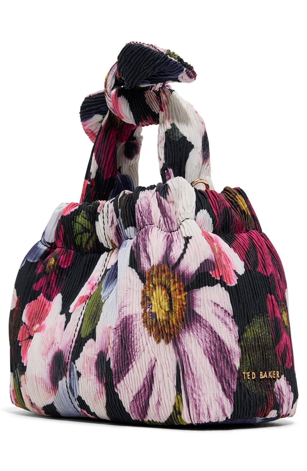 Ted Baker Top Handle Bag – Crepe Black Multi 3