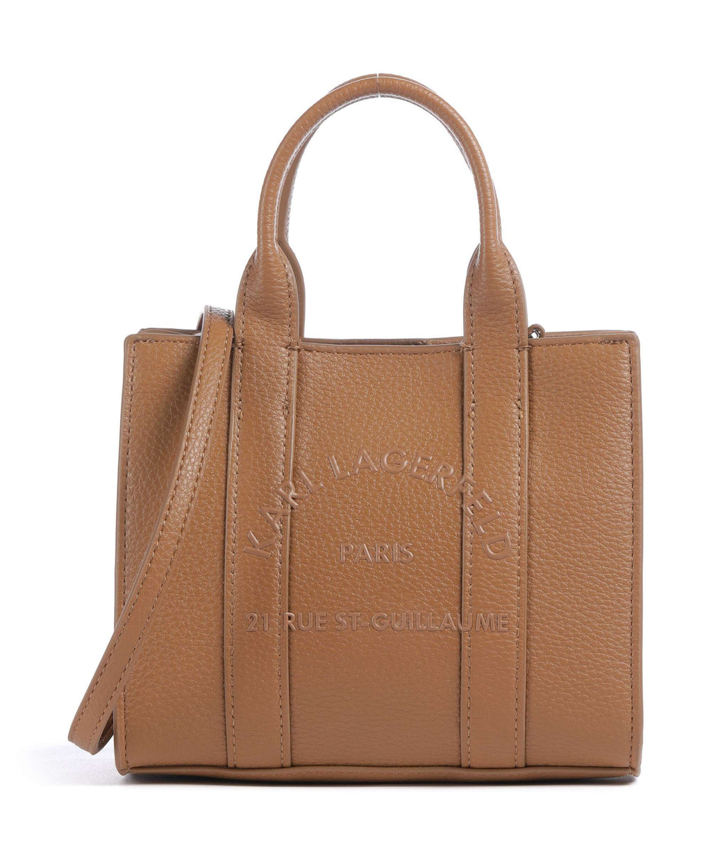 Karl Lagerfeld Top Handle Bag – Caramel 1