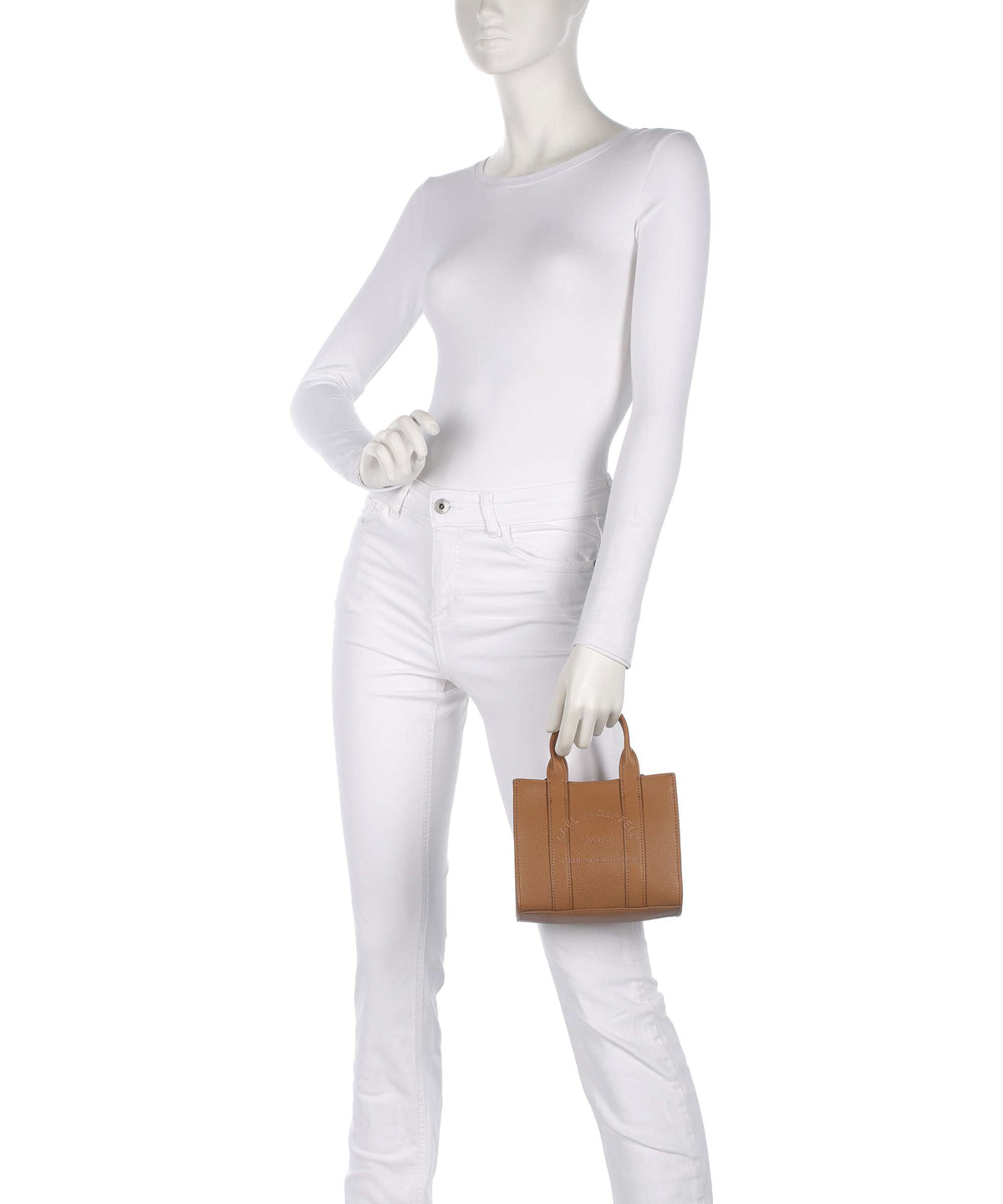 Karl Lagerfeld Top Handle Bag – Caramel 3
