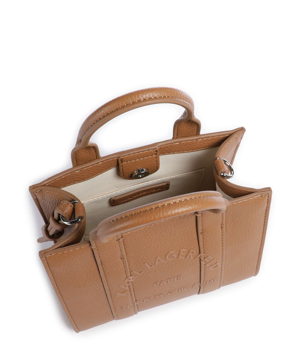 Karl Lagerfeld Top Handle Bag – Caramel 6