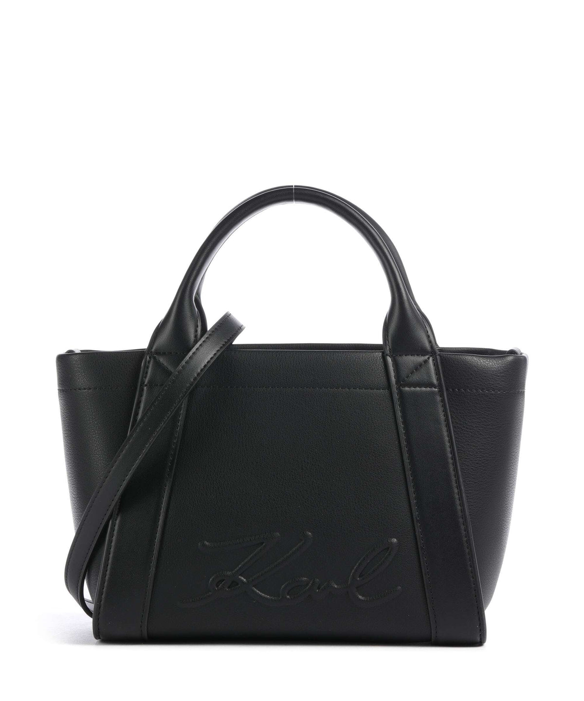 Karl Lagerfeld Top Handle Bag – Black / Nickel 1