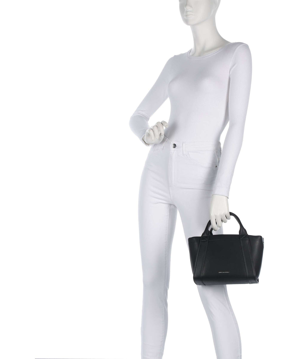 Karl Lagerfeld Top Handle Bag – Black / Nickel 3
