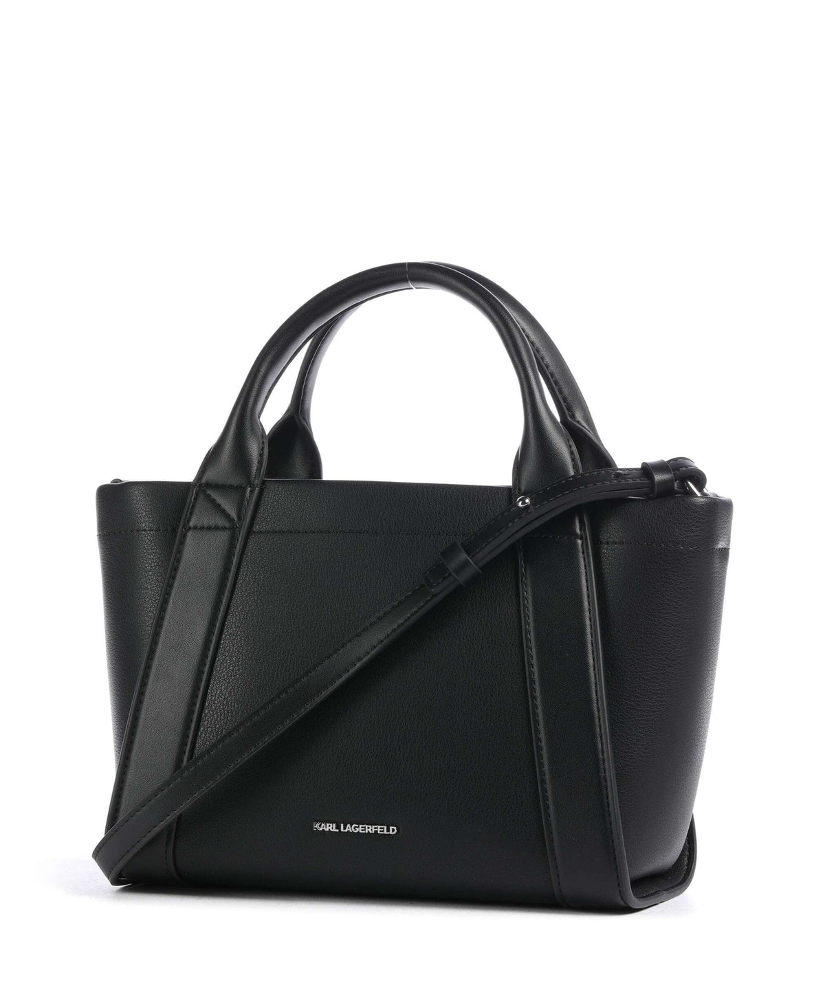 Karl Lagerfeld Top Handle Bag – Black / Nickel 2