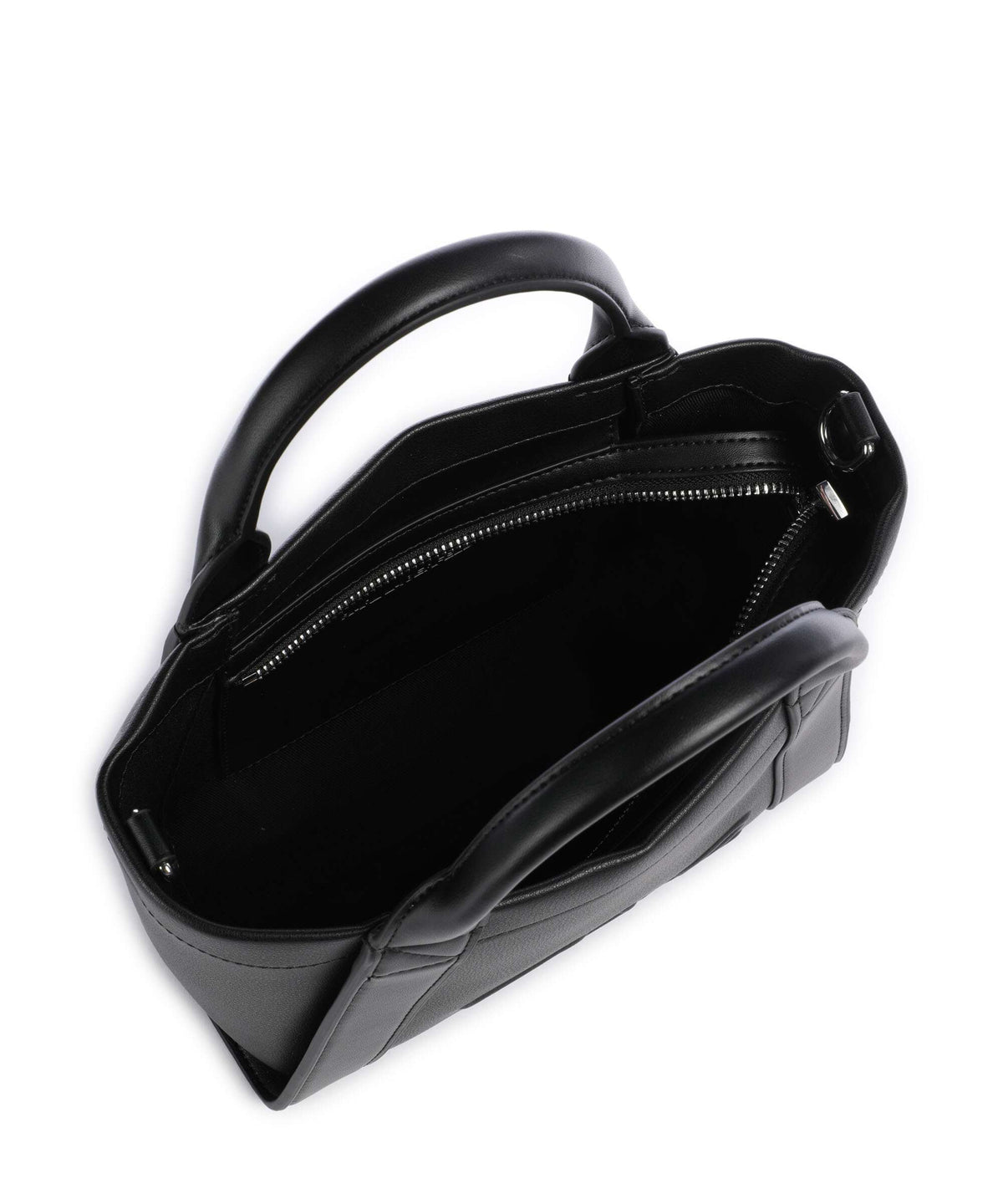 Karl Lagerfeld Top Handle Bag – Black / Nickel 5