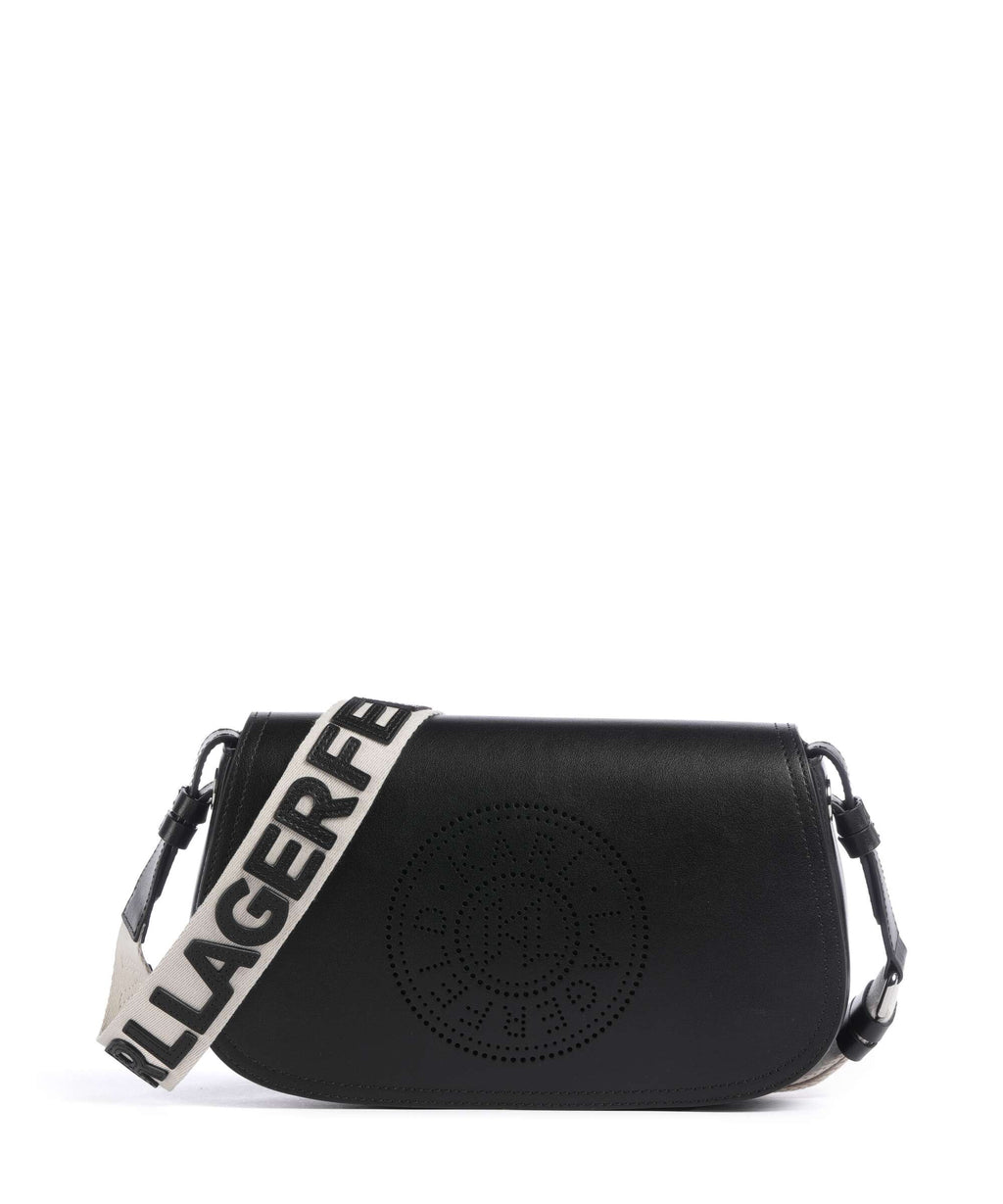Karl Lagerfeld Crossbody Bag – Black / Nickel 1