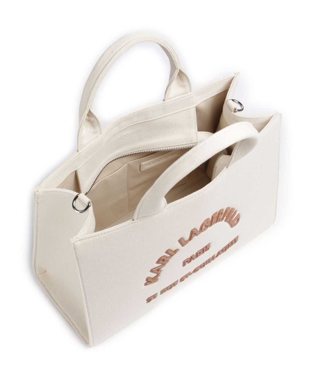 Karl Lagerfeld Top Handle Bag – Natural 4