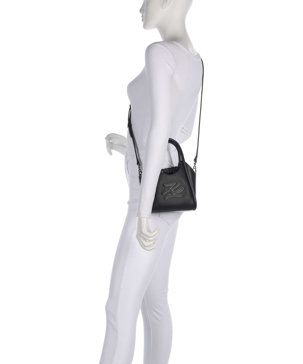 Karl Lagerfeld Crossbody Bag – Black / Nickel 3