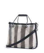 Karl Lagerfeld Top Handle Bag – Black Stripes 2