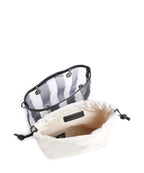 Karl Lagerfeld Top Handle Bag – Black Stripes 6