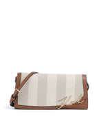 Karl Lagerfeld Crossbody Bag – Natural Canvas / Tan 1