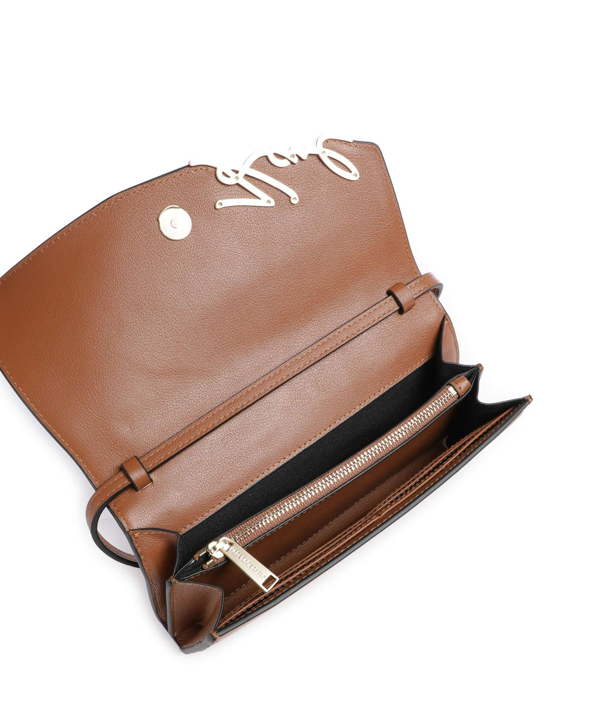 Karl Lagerfeld Crossbody Bag – Natural Canvas / Tan 5