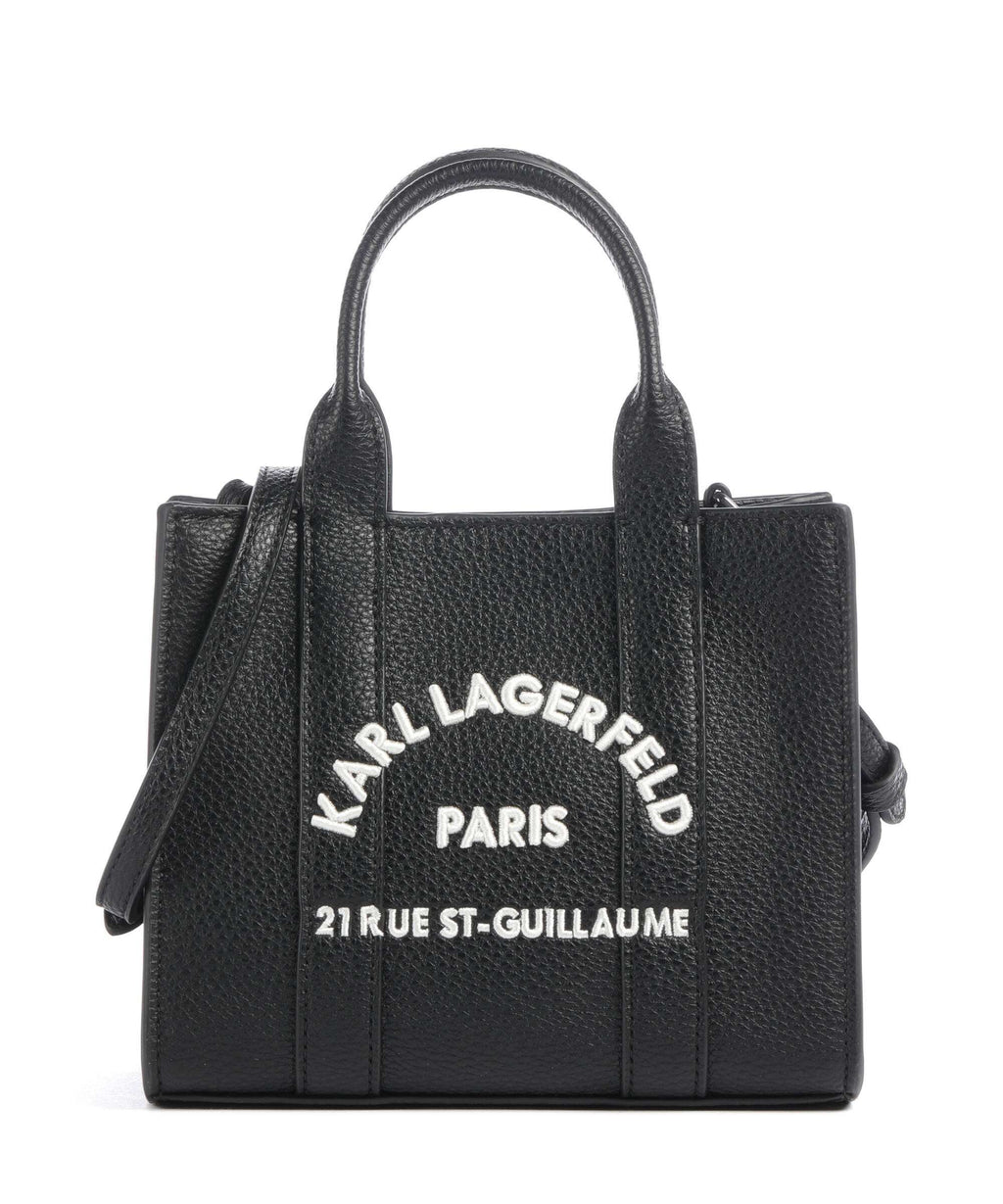Karl Lagerfeld Top Handle Bag – White / Black 1